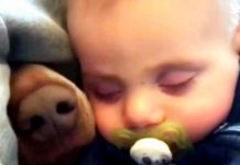Mom Sees Baby Sleeping ‘Blissfully’ But A Tiny Nose Pops Up From Under The Blanket